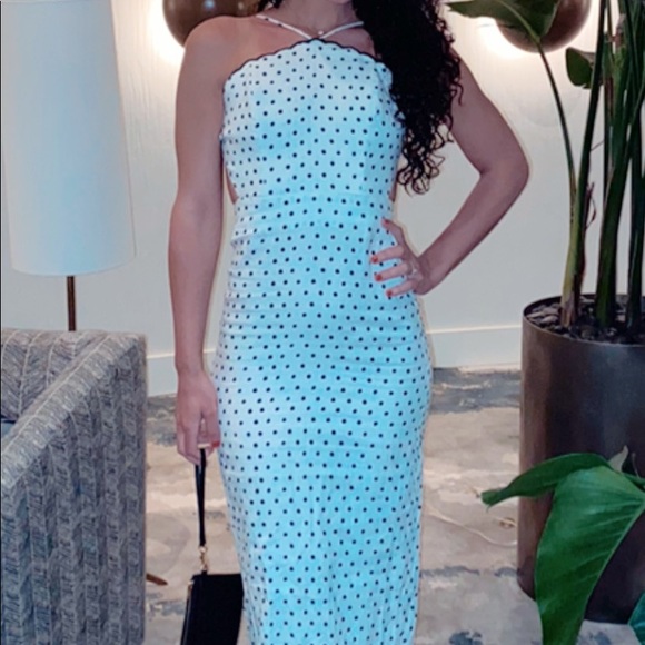 Farm Rio Polka Dot Midi Dress - Picture 3 of 10